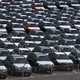 New cars at the Port of Richmond.